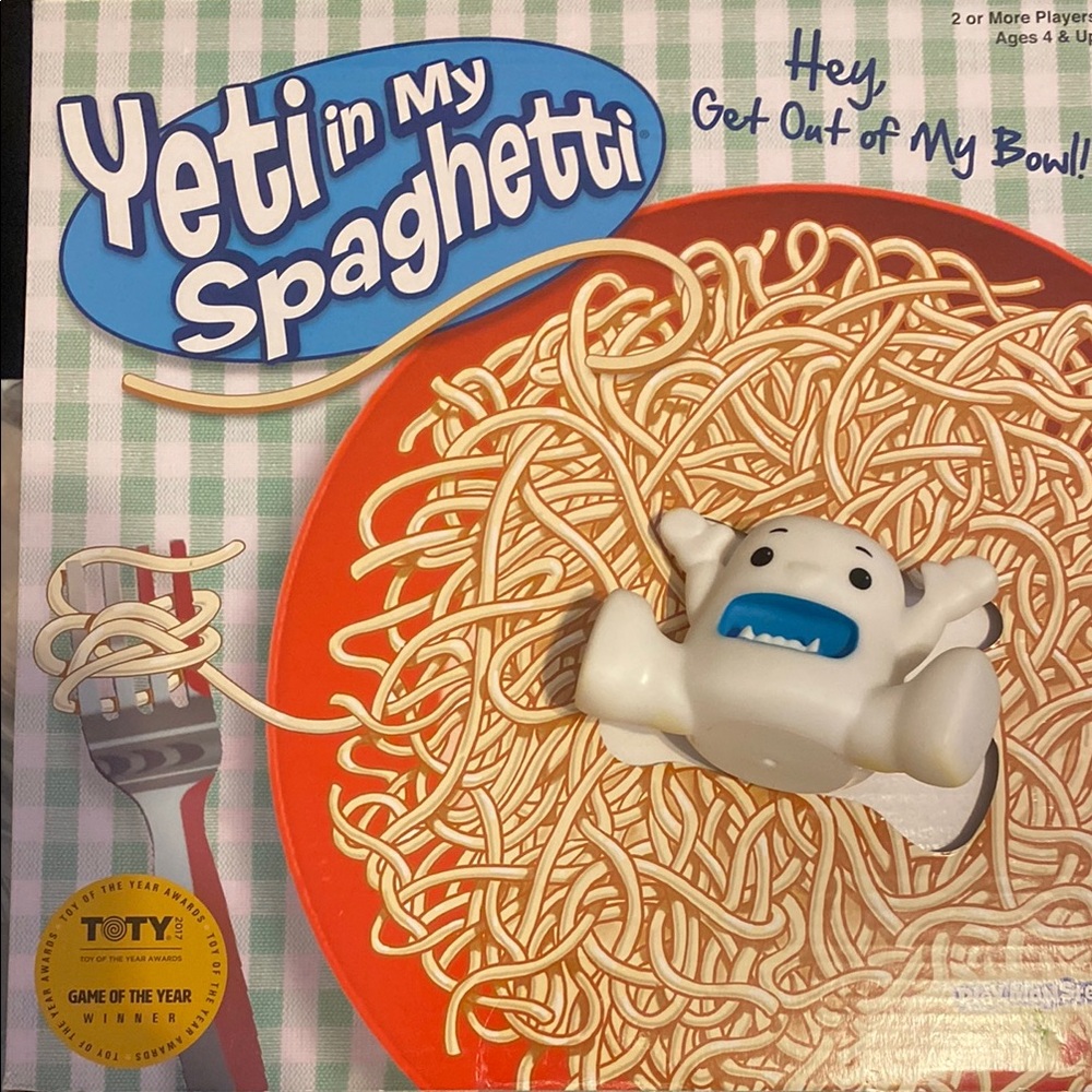 Yeti in My Spaghetti Game - White
